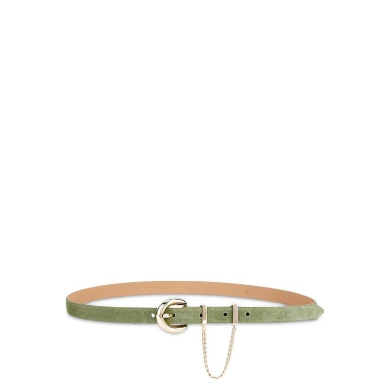 Ettika Women's Cascade Chain Leather Belt