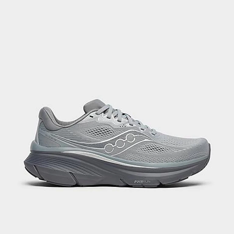 Saucony Men's Guide 19 Running Shoes in Fossil/Carbon Size: 7.5