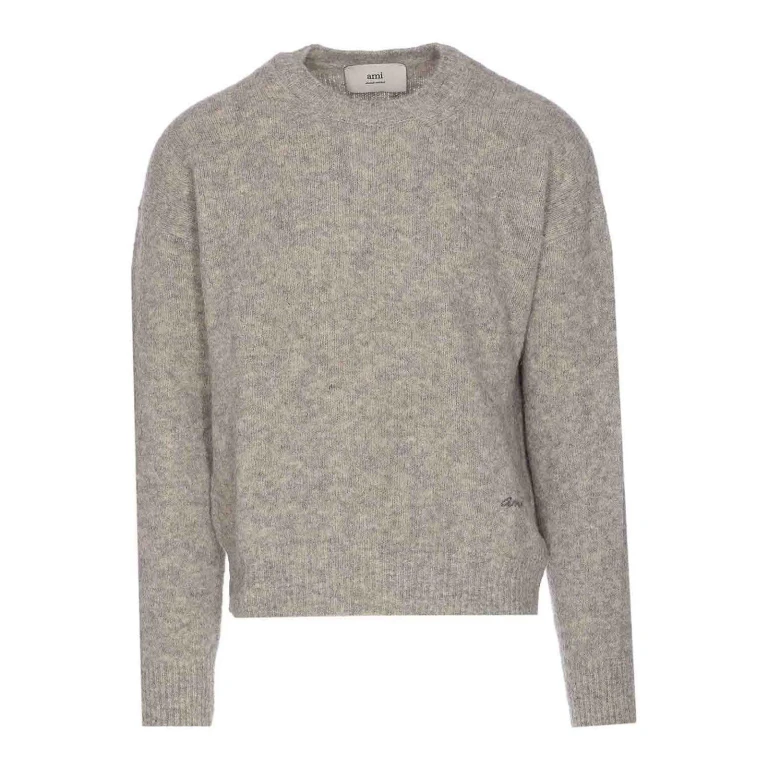 Ami Paris Pull Col Rond - Noir