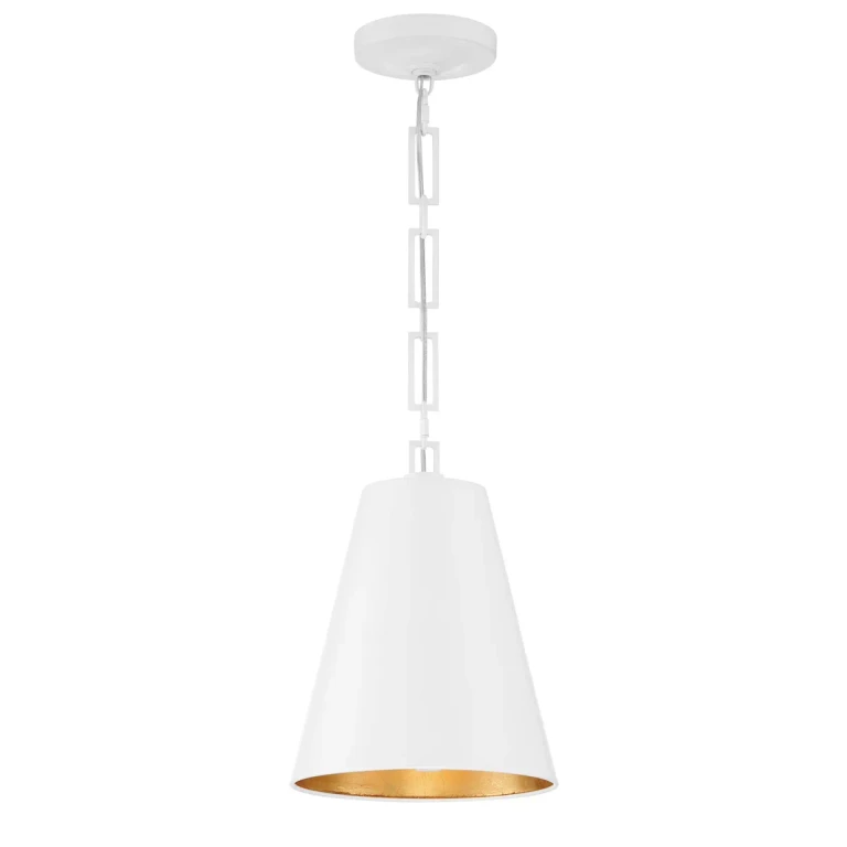 Alston 2-Light Traditional Chandelier in Matte White and Antique Gold