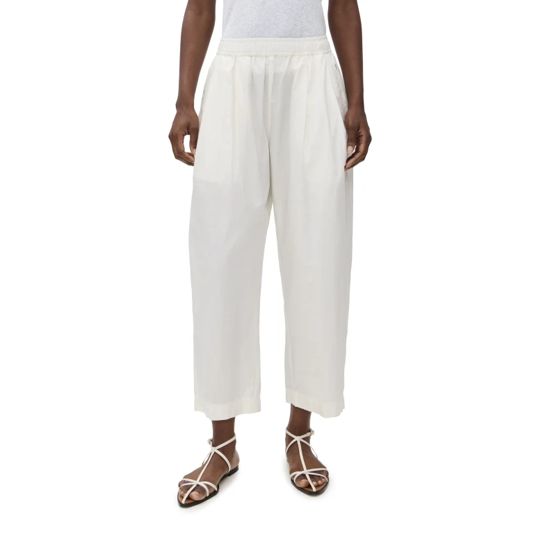 Apiece Apart Spa Pleat Pants Cream M