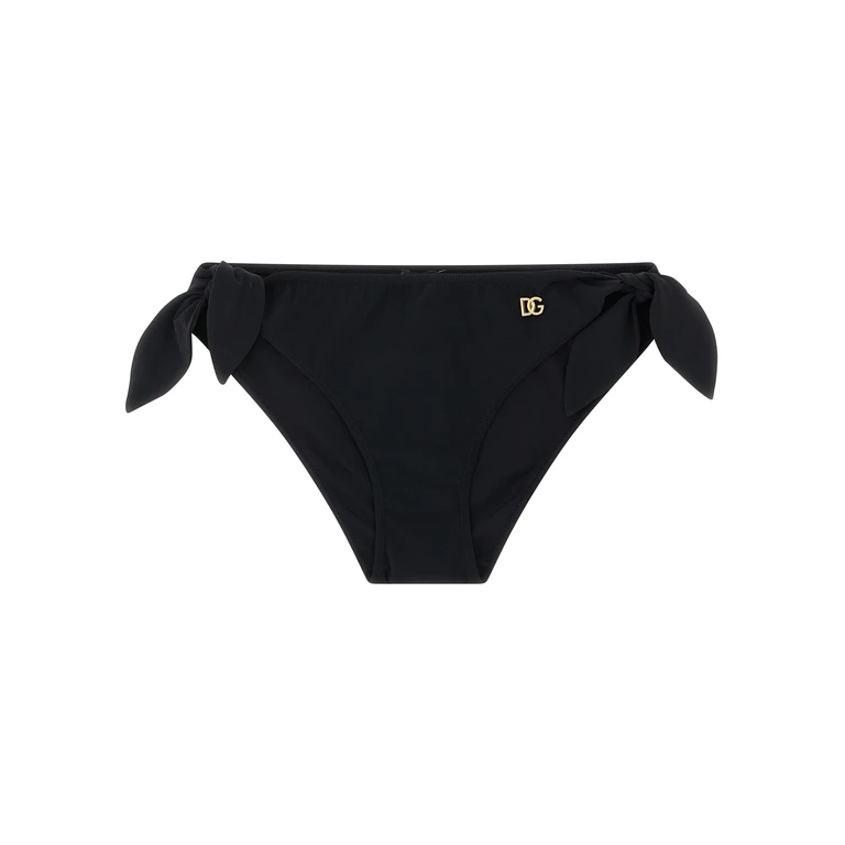 Dolce & Gabbana DG bikini briefs Black Polyamide Beachwear - Women