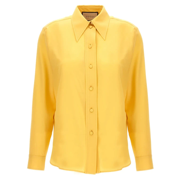 구찌 GG 실크 셔츠