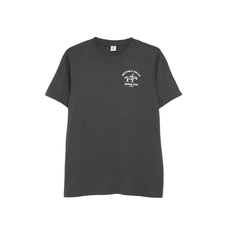SPORTY AND RICH 'BH Riding Club' T-shirt Woman L