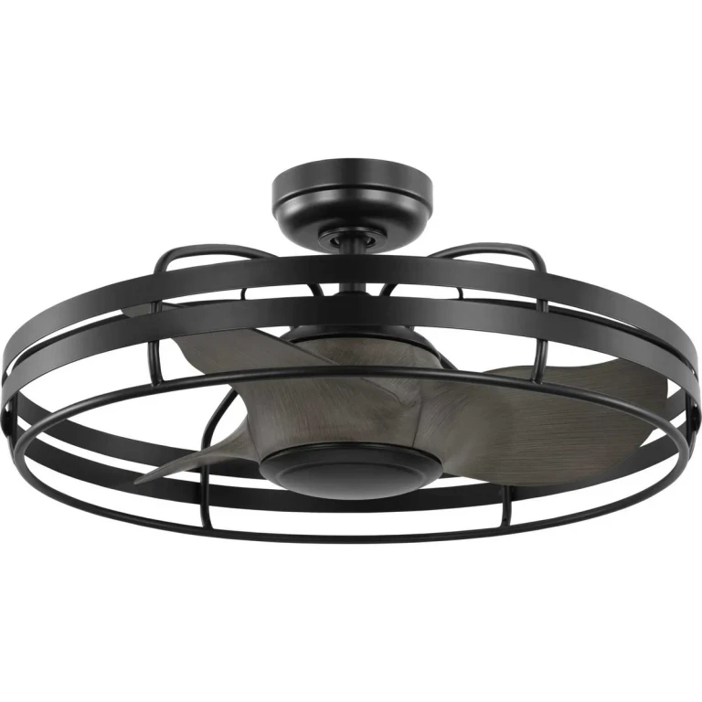 Matte Black 26"Ceiling Fan from the Bastrop Collection