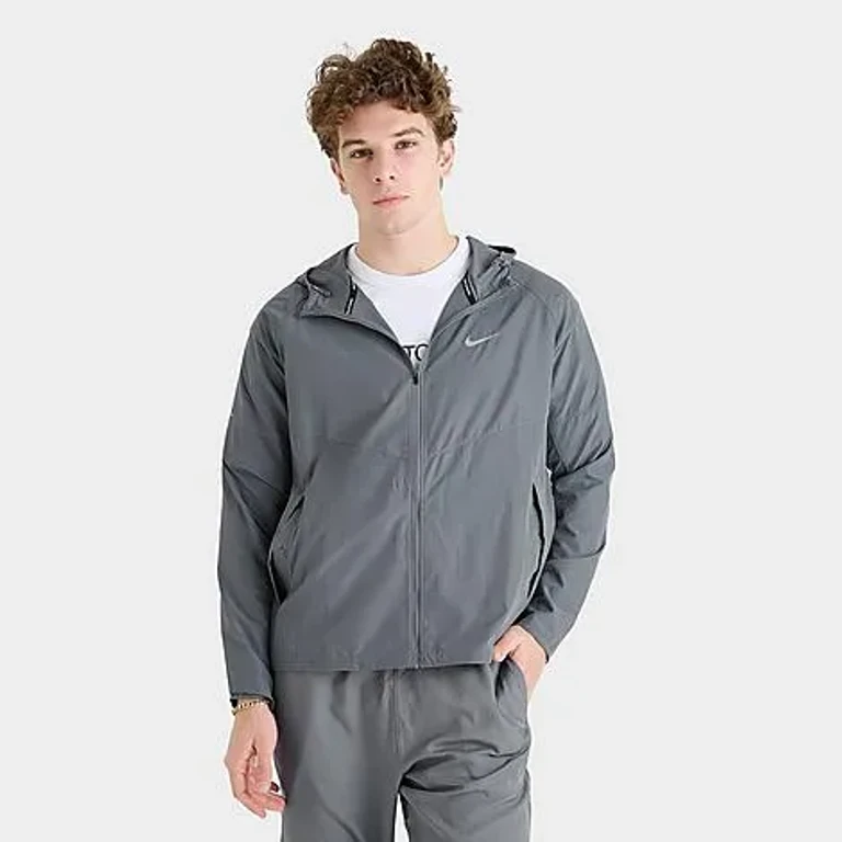 Nike Men's Repel Miler Running Jacket in Clay Green/Clay Green Size: XS