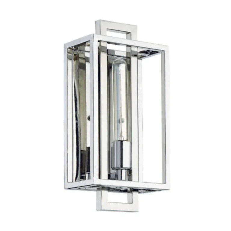 Cubic 14" Wall Sconce in Chrome