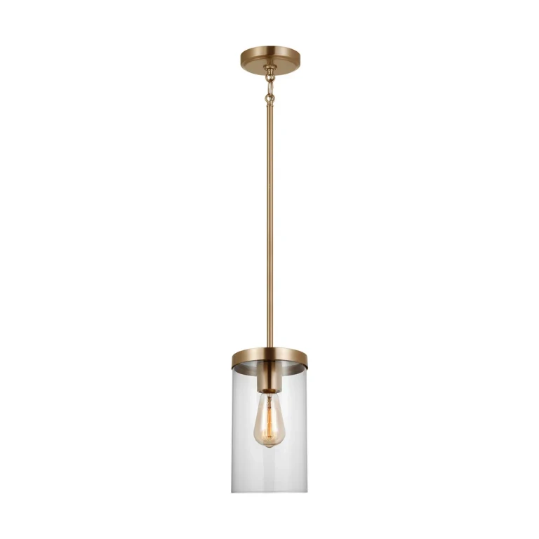 Zire Pendant Light in Satin Brass