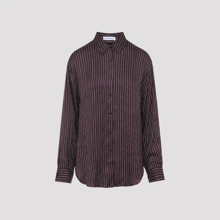 THE FRANKIE SHOP - The Frankie Shop Peri Satin Fluid Shirt
