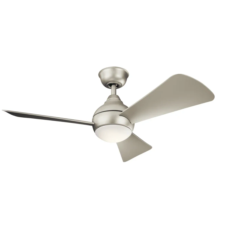 Brushed Nickel 44"Ceiling Fan from the Sola Collection