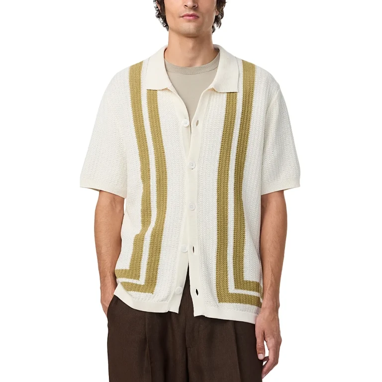 NN07 Ares Knit Button Down Shirt