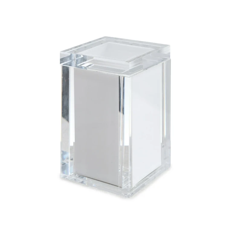 Tizo Design Acrylic Canister with Lid and White Insert White One Size
