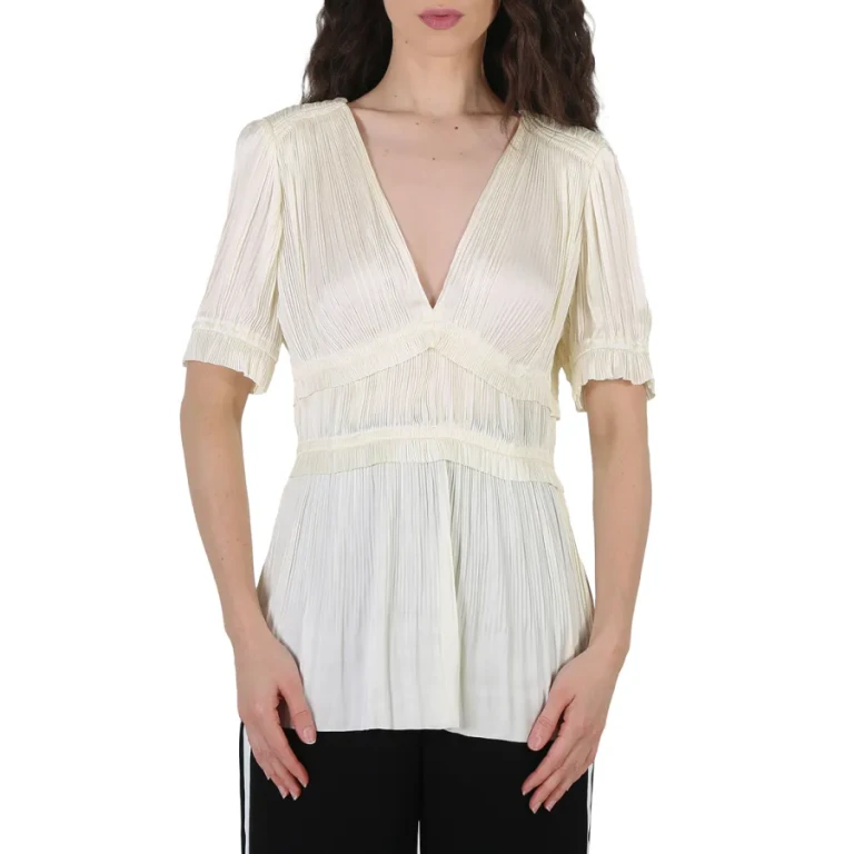 Polo Ralph Lauren Ladies Joclyn Pleat Satin Top