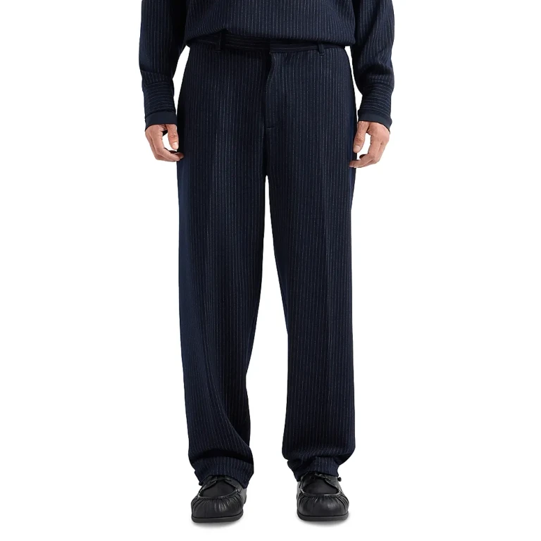 Emporio Armani Pinstriped Jersey Trousers