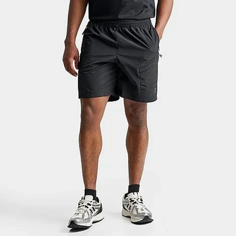 New Balance Men's Vision Woven Shorts in Black/Red Size: Small