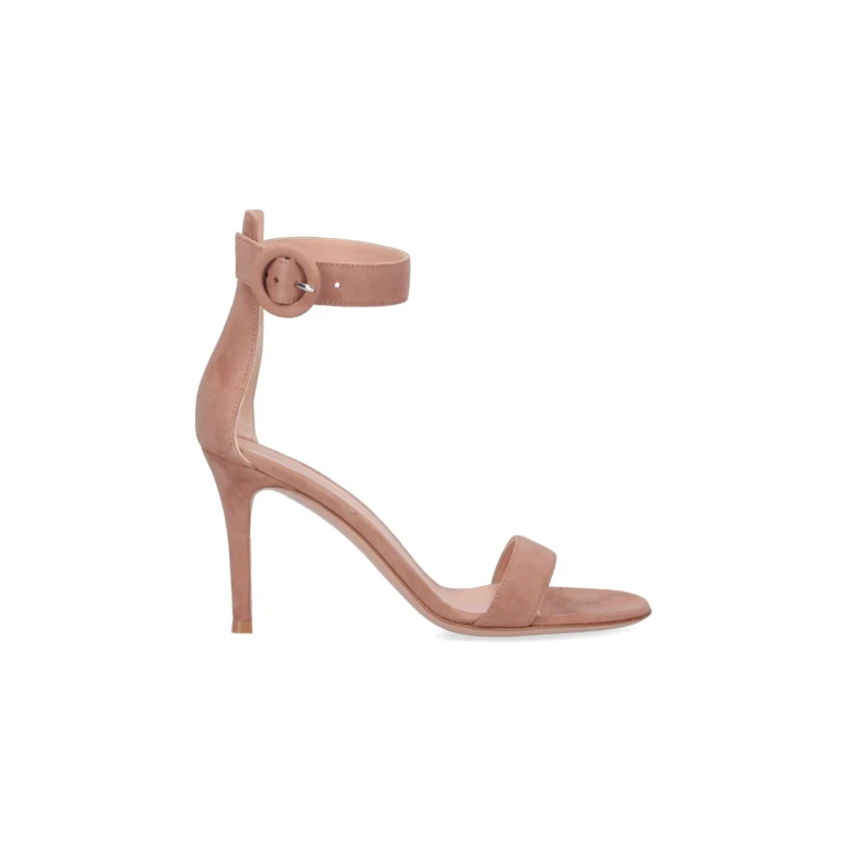 GIANVITO ROSSI Smooth leather 'Portofino' sandals Woman 36