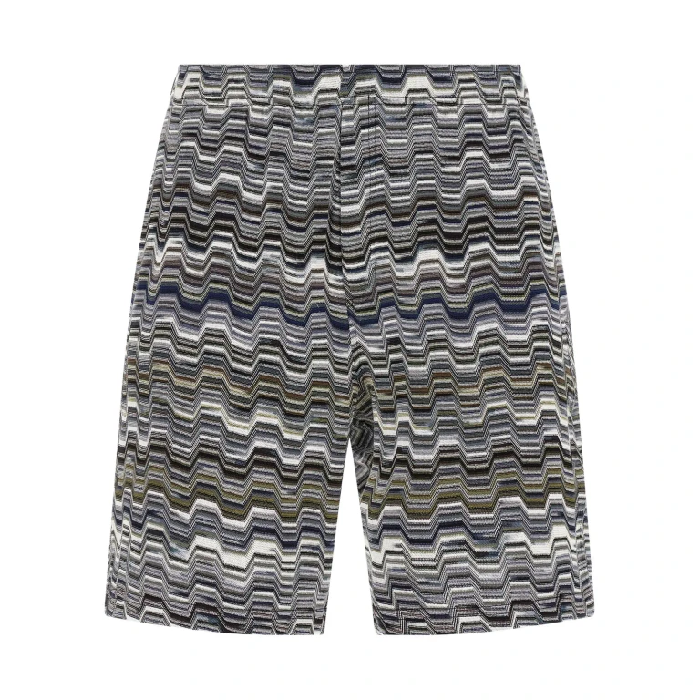 Missoni Irregular Zigzag Bermuda Shorts