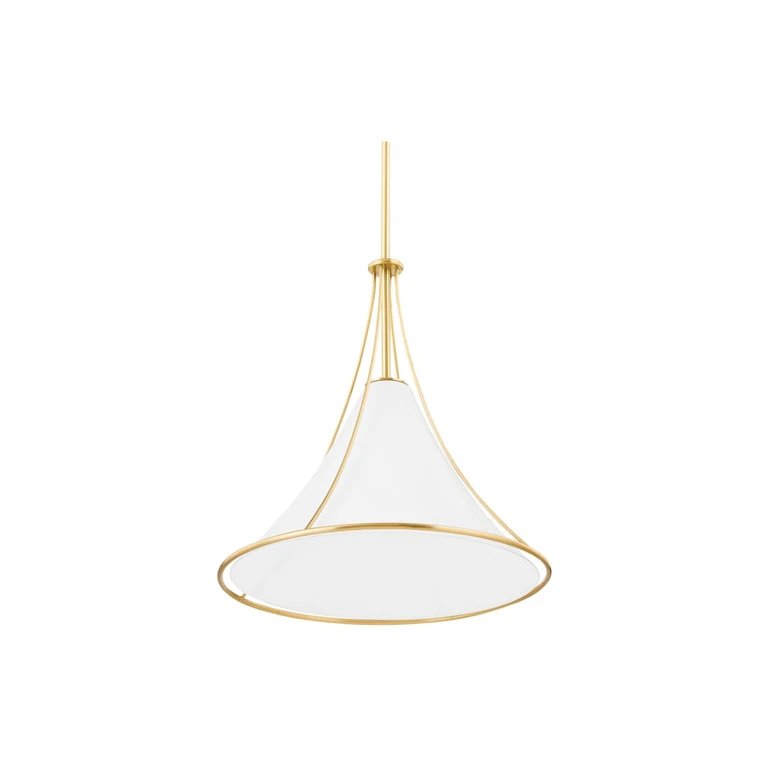 Mitzi Madelyn Pendant Light in Aged Brass