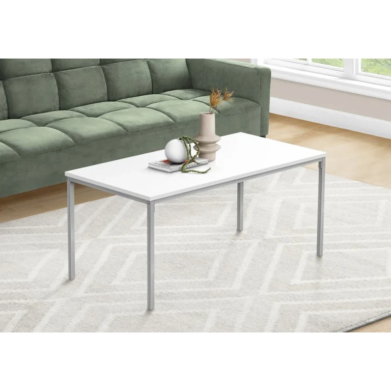 Carly White Coffee Table