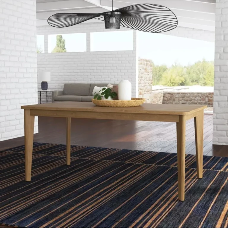 Brentwood Light Oak Rectangle Dining Table