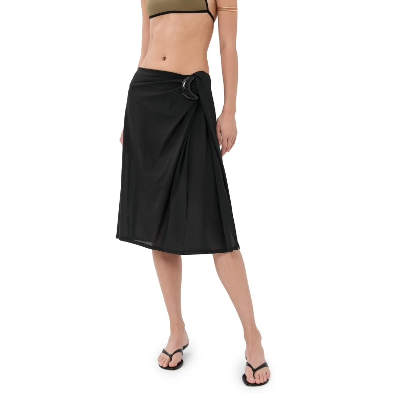 STAUD 키아라 스커트 블랙 XS