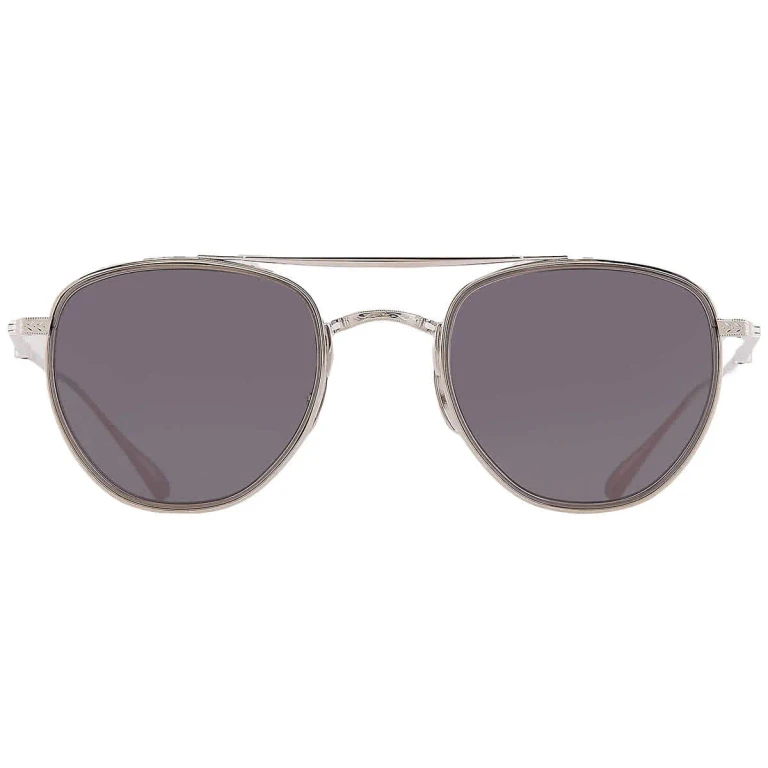 Mr. Leight ROKU II S Lava Pilot Titanium Sunglasses ML4015 PLT-PW/LAVA 48