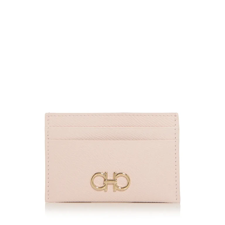 Ferragamo Gancini Leather Card Case