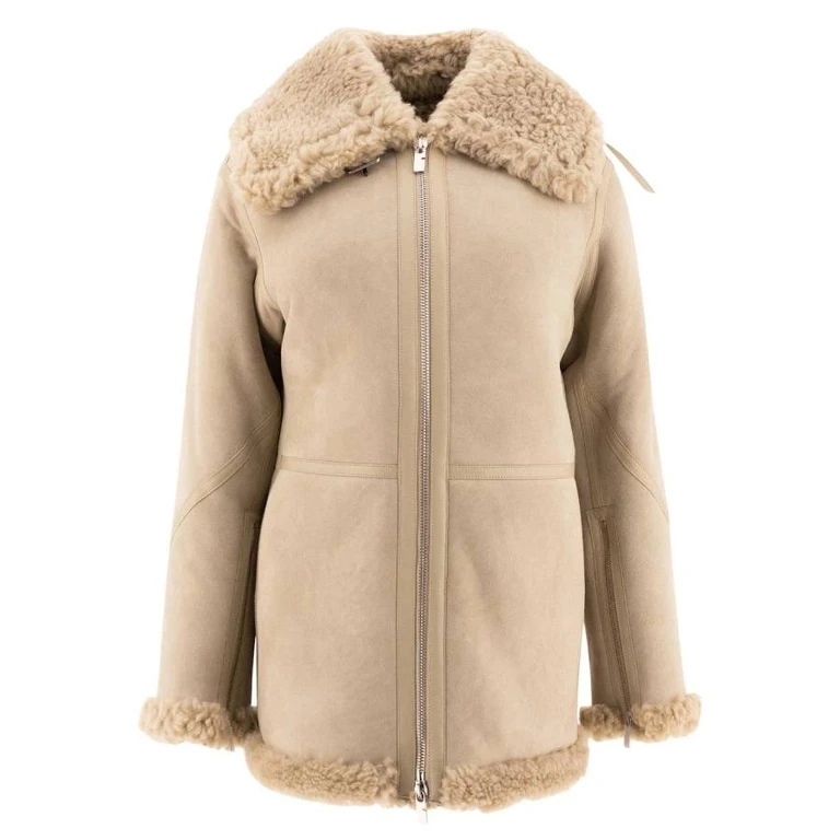 Burberry Shearling Aviator Jacket