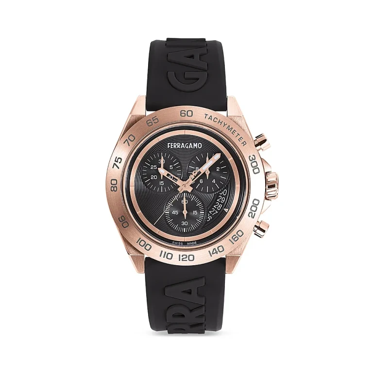 Ferragamo Urban Ion-Plated Stainless Steel Chronograph Watch, 43mm