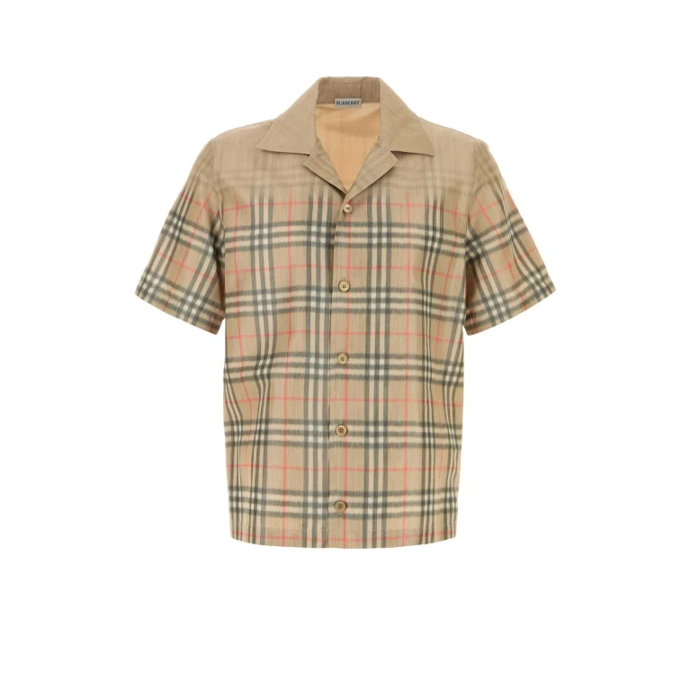 Burberry Printed Viscose Blend Shirt