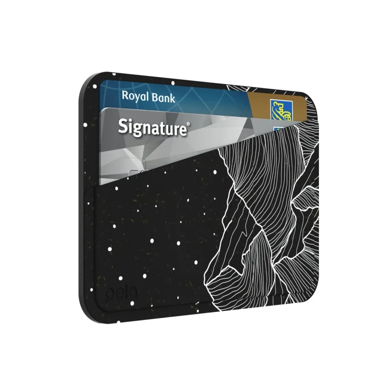 Black Night Panorama Mini Wallet
