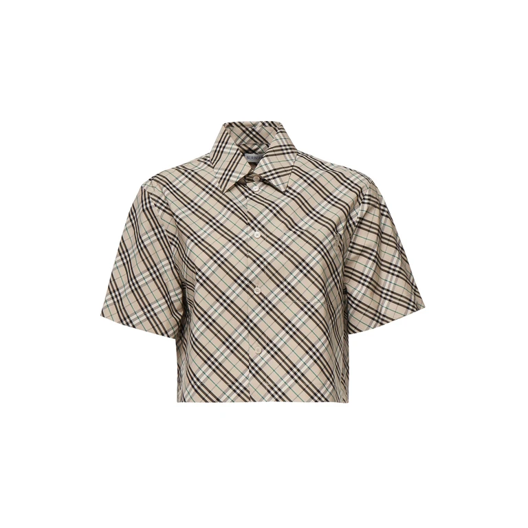 Burberry Shirts Beige Cotton - Women