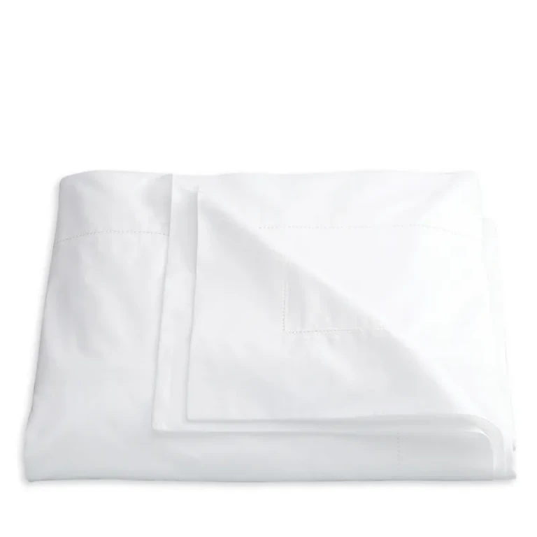 Matouk Positano Hemstitch Wrinkle-Free Duvet Cover, Twin
