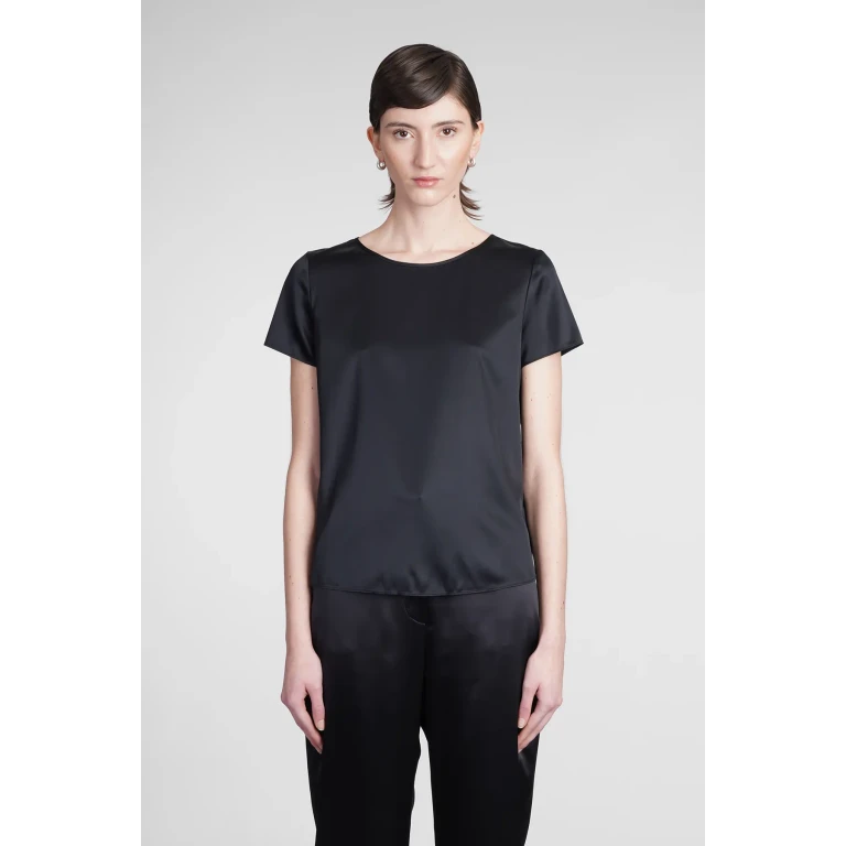 Emporio Armani Blouse In Black Silk