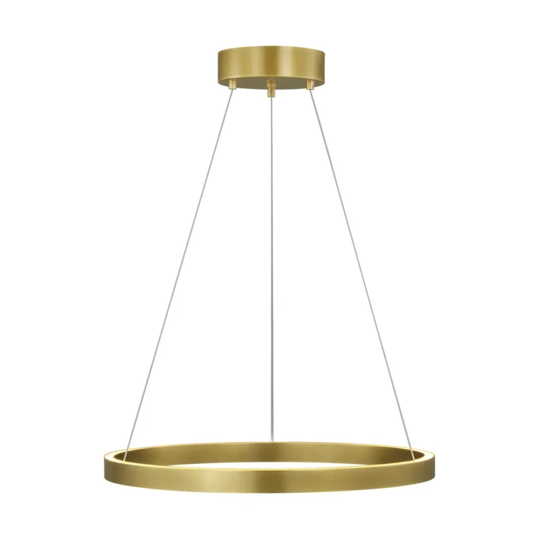 Plated Brass LED Suspension from the Fiama Collection
