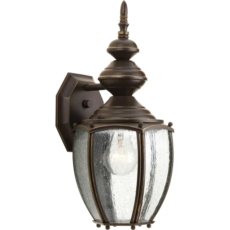 Antique Bronze One Light Wall Lantern from the Roman Coach Collection