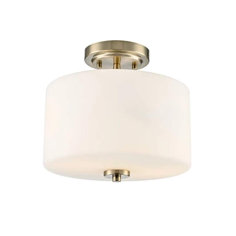 Modern Gold Semi-Flush Mount from the Verlana Collection