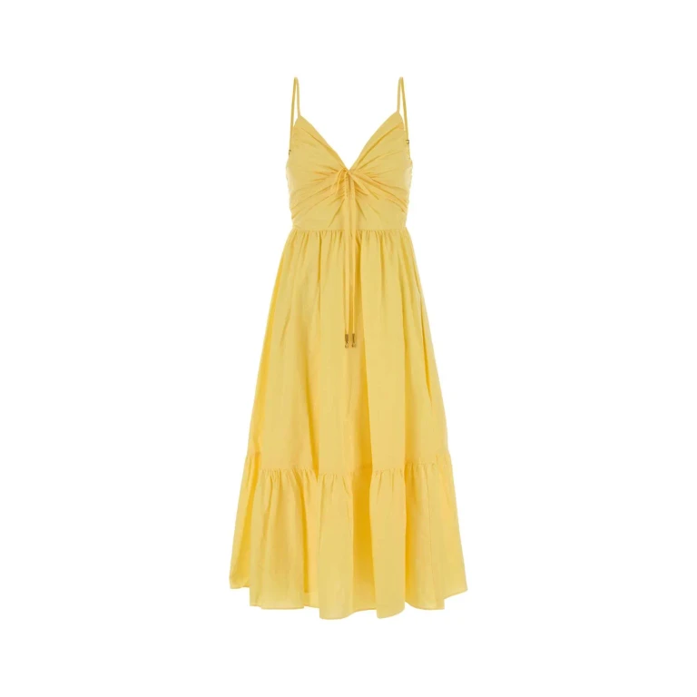 Michael Kors Yellow Cotton Dress