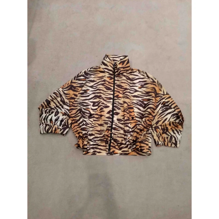 Pinko Dotty Blouson Tela Tech St Animalier Black Polyester Shirt - Women