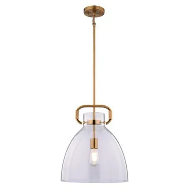 Muted Brass Pendant from the Madrona Collection