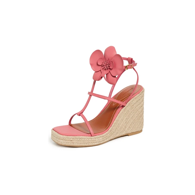 Zimmermann Orchid Wedges Coral 40