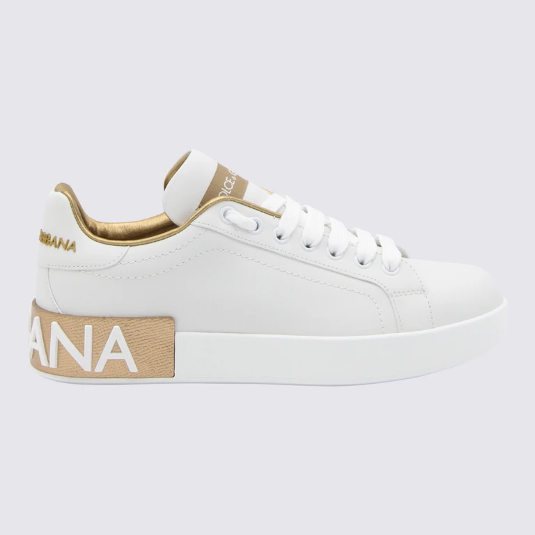 Dolce & Gabbana Sneakers White Vitello - Women