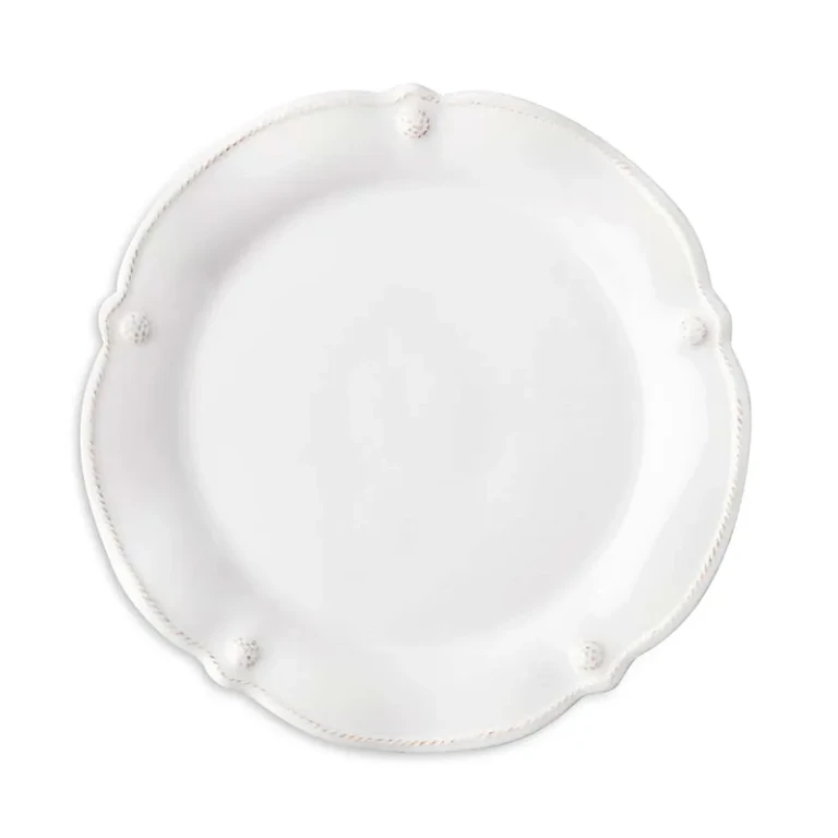 Juliska Berry & Thread Whitewash Flared Cocktail Plate