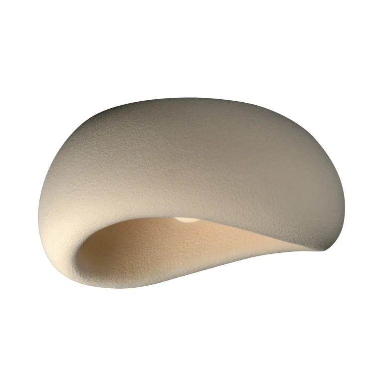 Oyster LED Flush Mount from the Moeraki Collection