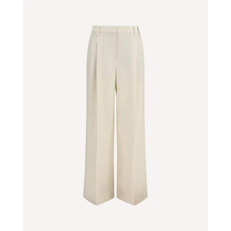 BRUNELLO CUCINELLI Wide Pants in fluid twill Female 40