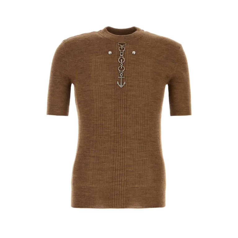Prada Caramel Wool Sweater Ruggine Maglieria - Men