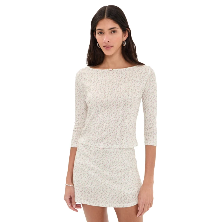 Lisa Says Gah Highgate Top Ivory Buds XXL