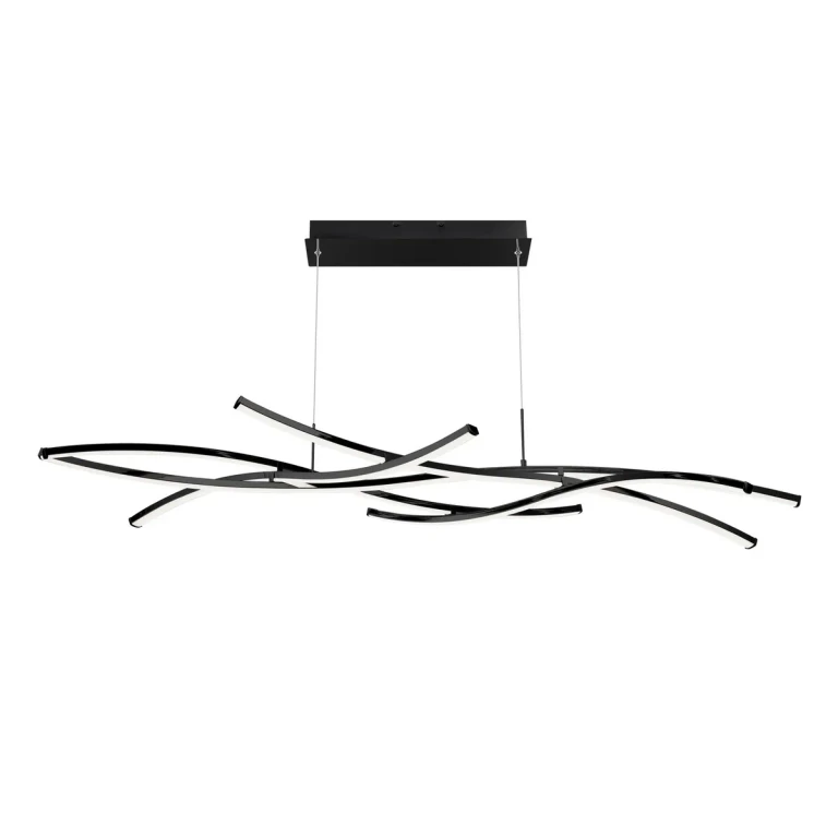 Black LED Chandelier from the Divergence Collection