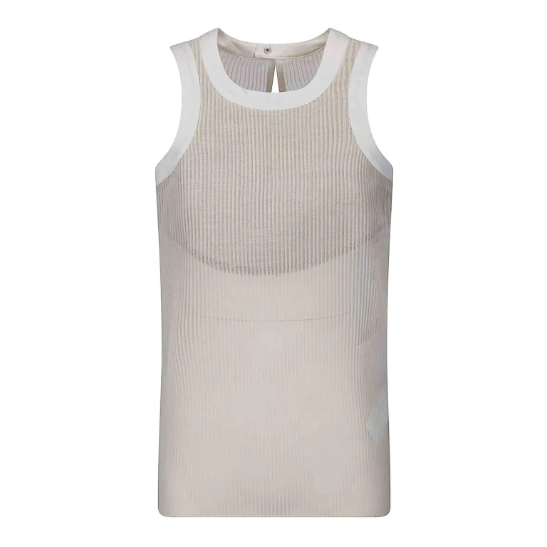 Sacai Top - Beige Clair