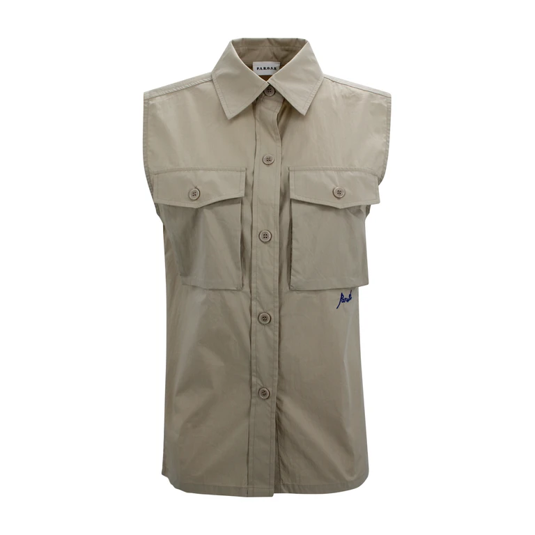 Parosh Shirts Beige Polyamide - Women